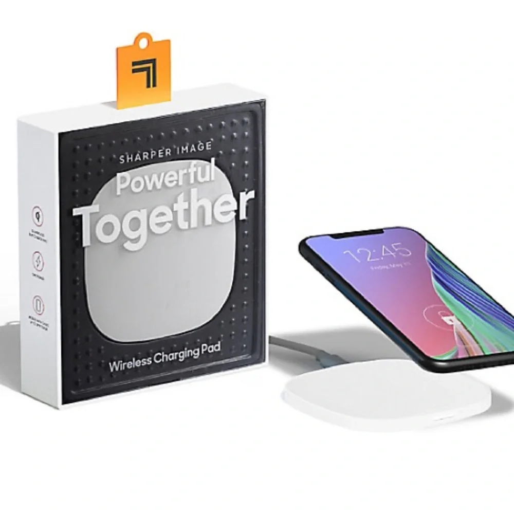 COPY - Sharper Image Wireless Charging Pad in gray NWOT